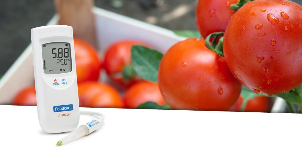 Medición del pH en la calidad del tomate utilizado en alimentos procesados