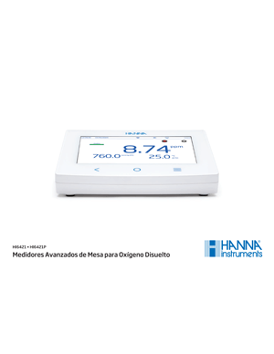 HI6421 HI6421P Medidores Avanzados de Mesa para Oxigeno Disuelto