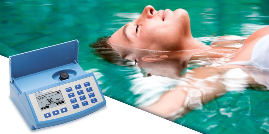 Medición de pH y alcalinidad en piscinas de agua salada para hidroterapia